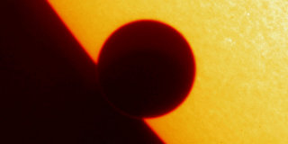 Venusovergang gezien door NASA's ruimtetelescoop TRACE